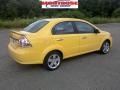 2009 Summer Yellow Chevrolet Aveo LT Sedan  photo #2