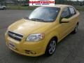 2009 Summer Yellow Chevrolet Aveo LT Sedan  photo #21