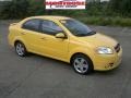 2009 Summer Yellow Chevrolet Aveo LT Sedan  photo #24