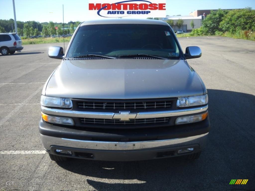 2001 Silverado 1500 LS Extended Cab 4x4 - Light Pewter Metallic / Graphite photo #20