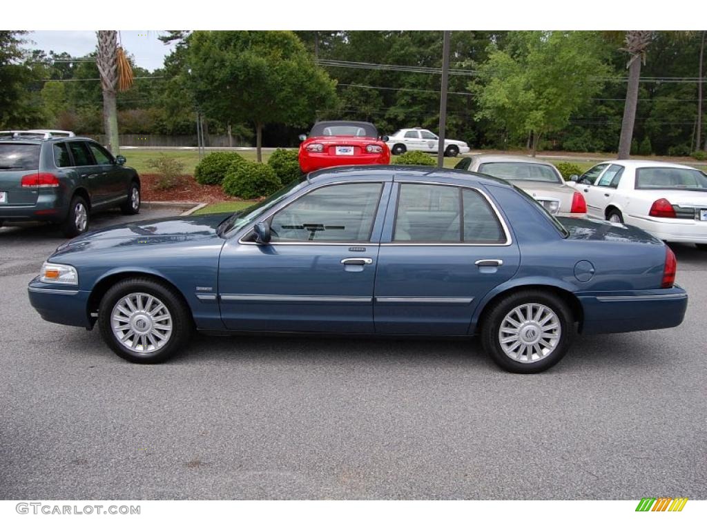 2010 Grand Marquis LS Ultimate Edition - Norsea Blue Metallic / Medium Light Stone photo #2