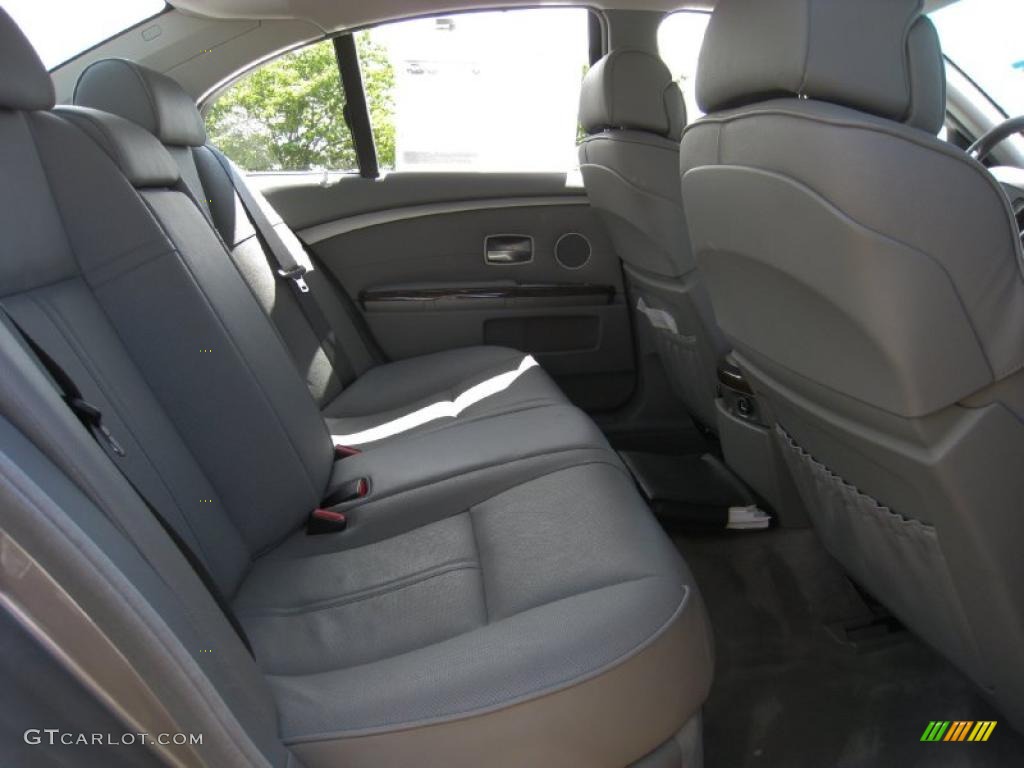 2006 7 Series 750i Sedan - Sterling Grey Metallic / Basalt Grey/Flannel Grey photo #10