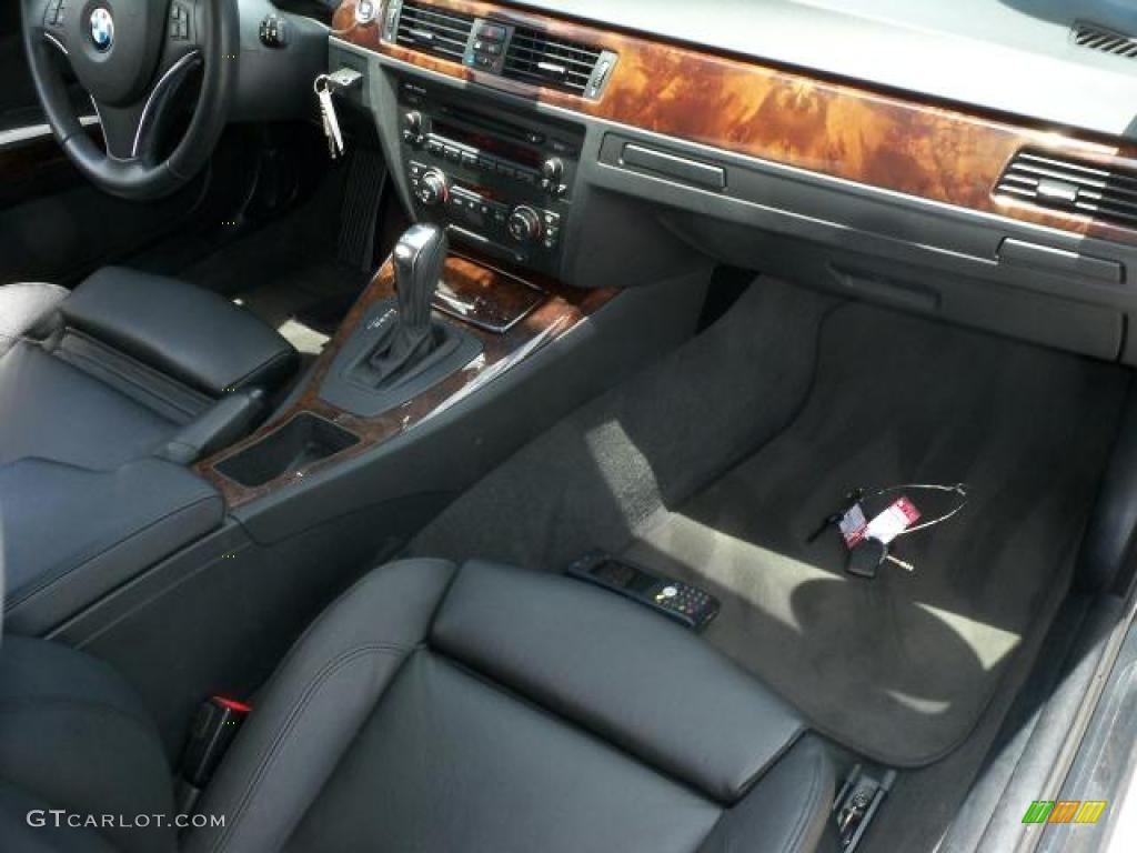 2007 3 Series 328i Coupe - Titanium Silver Metallic / Black photo #19
