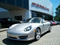 Arctic Silver Metallic 2011 Porsche Boxster 