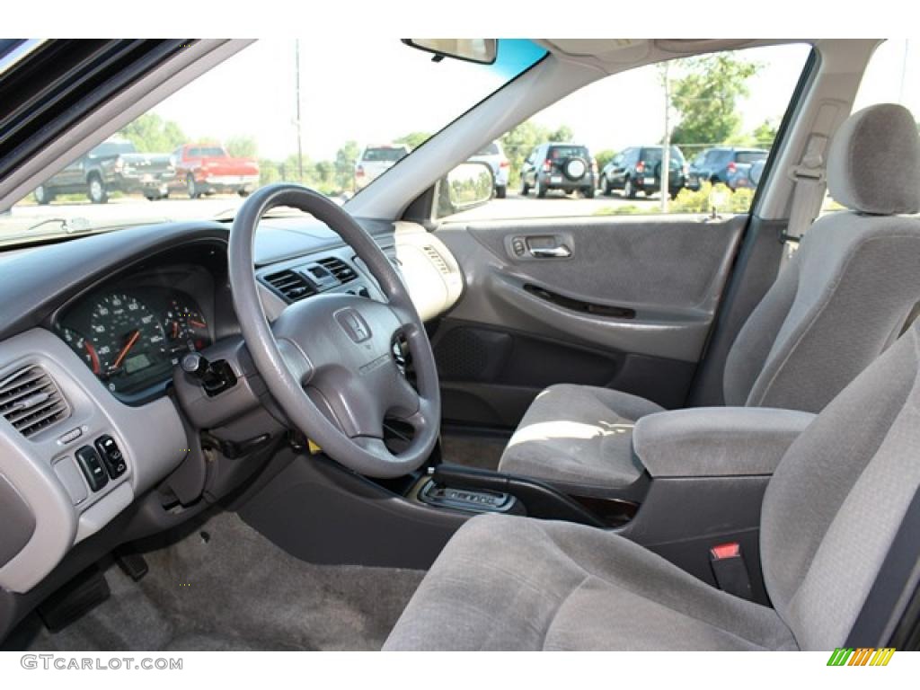 2002 Accord SE Sedan - Nighthawk Black Pearl / Quartz Gray photo #9