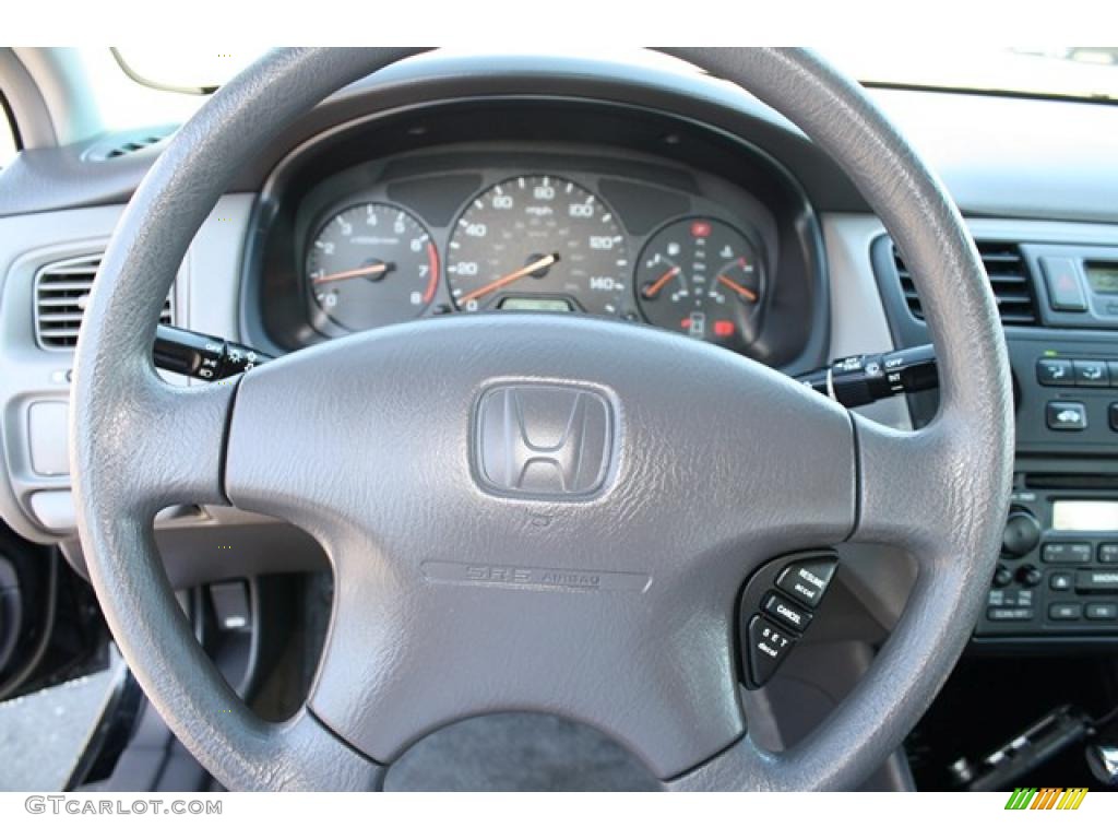 2002 Accord SE Sedan - Nighthawk Black Pearl / Quartz Gray photo #15