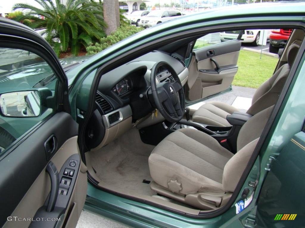 2004 Galant ES - Machine Green Metallic / Creme photo #10