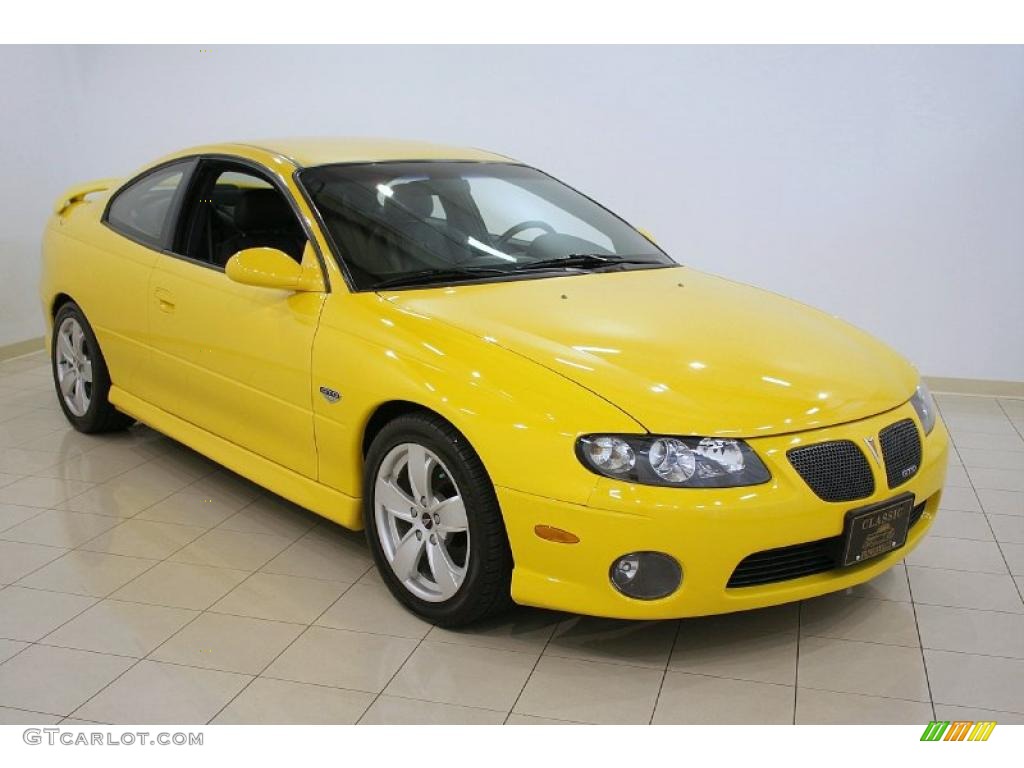 2004 GTO Coupe - Yellow Jacket / Red photo #1
