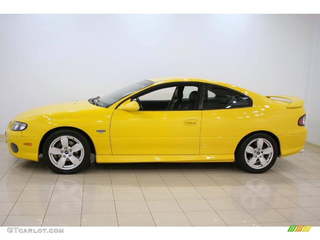 2004 GTO Coupe - Yellow Jacket / Red photo #4