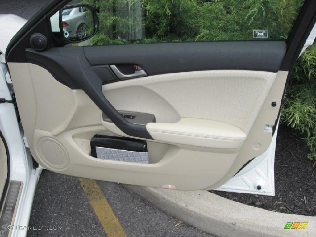 2010 TSX Sedan - Premium White Pearl / Taupe photo #29