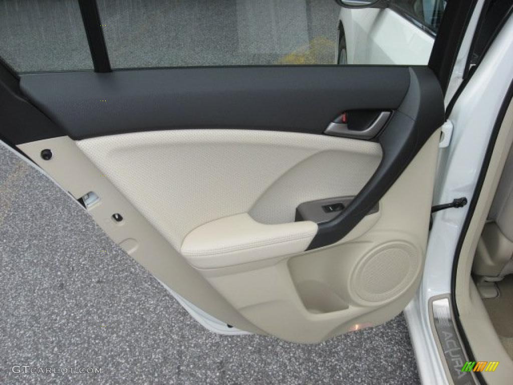 2010 TSX Sedan - Premium White Pearl / Taupe photo #31
