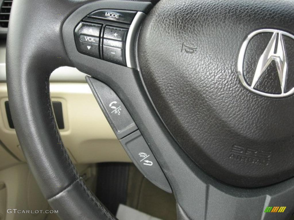2010 TSX Sedan - Premium White Pearl / Taupe photo #37