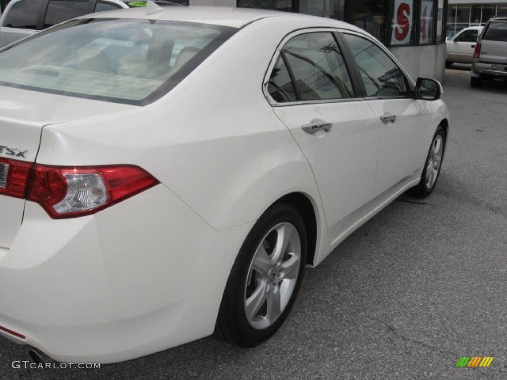 2010 TSX Sedan - Premium White Pearl / Taupe photo #45