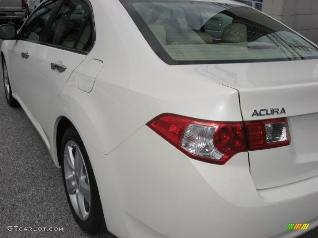 2010 TSX Sedan - Premium White Pearl / Taupe photo #46
