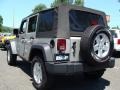 2007 Bright Silver Metallic Jeep Wrangler Unlimited X 4x4  photo #6