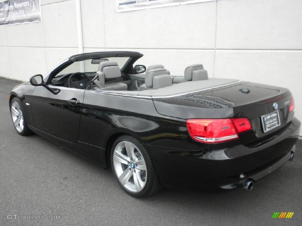 2010 3 Series 335i Convertible - Black Sapphire Metallic / Gray Dakota Leather photo #3