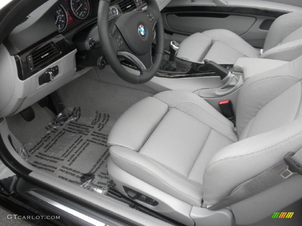 2010 3 Series 335i Convertible - Black Sapphire Metallic / Gray Dakota Leather photo #8