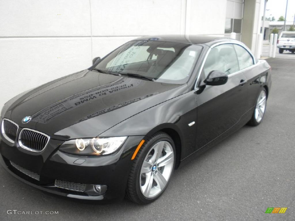 2010 3 Series 335i Convertible - Black Sapphire Metallic / Gray Dakota Leather photo #22