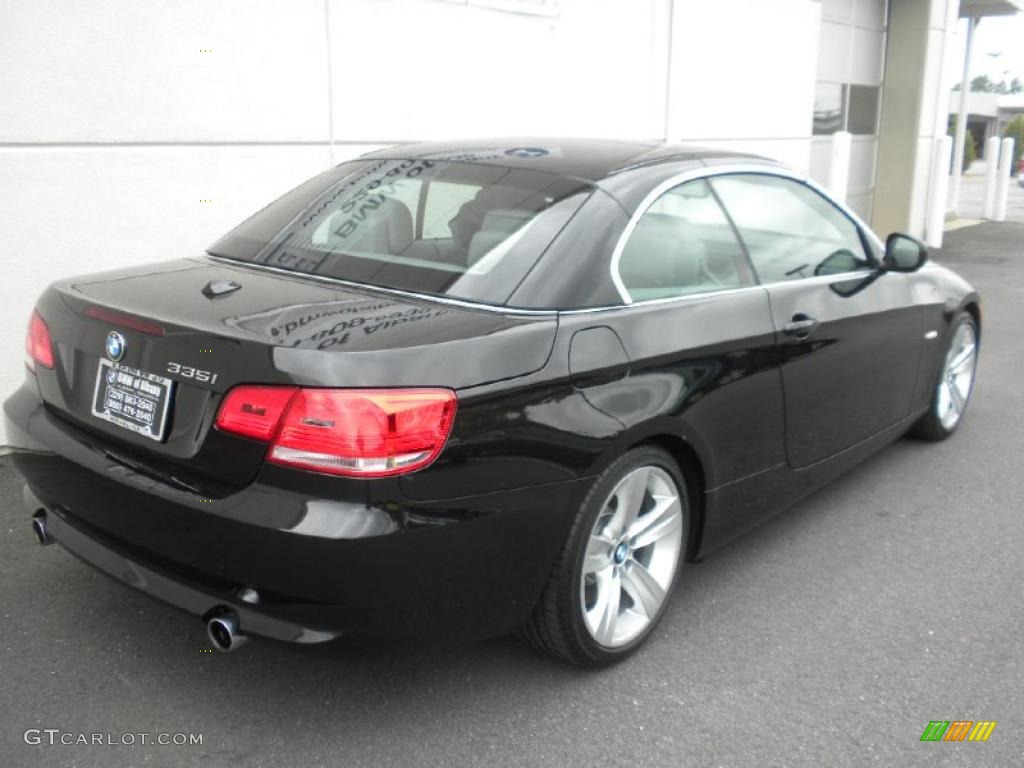 2010 3 Series 335i Convertible - Black Sapphire Metallic / Gray Dakota Leather photo #26