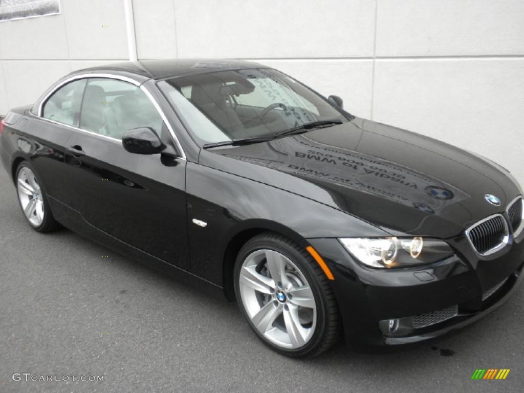 2010 3 Series 335i Convertible - Black Sapphire Metallic / Gray Dakota Leather photo #28