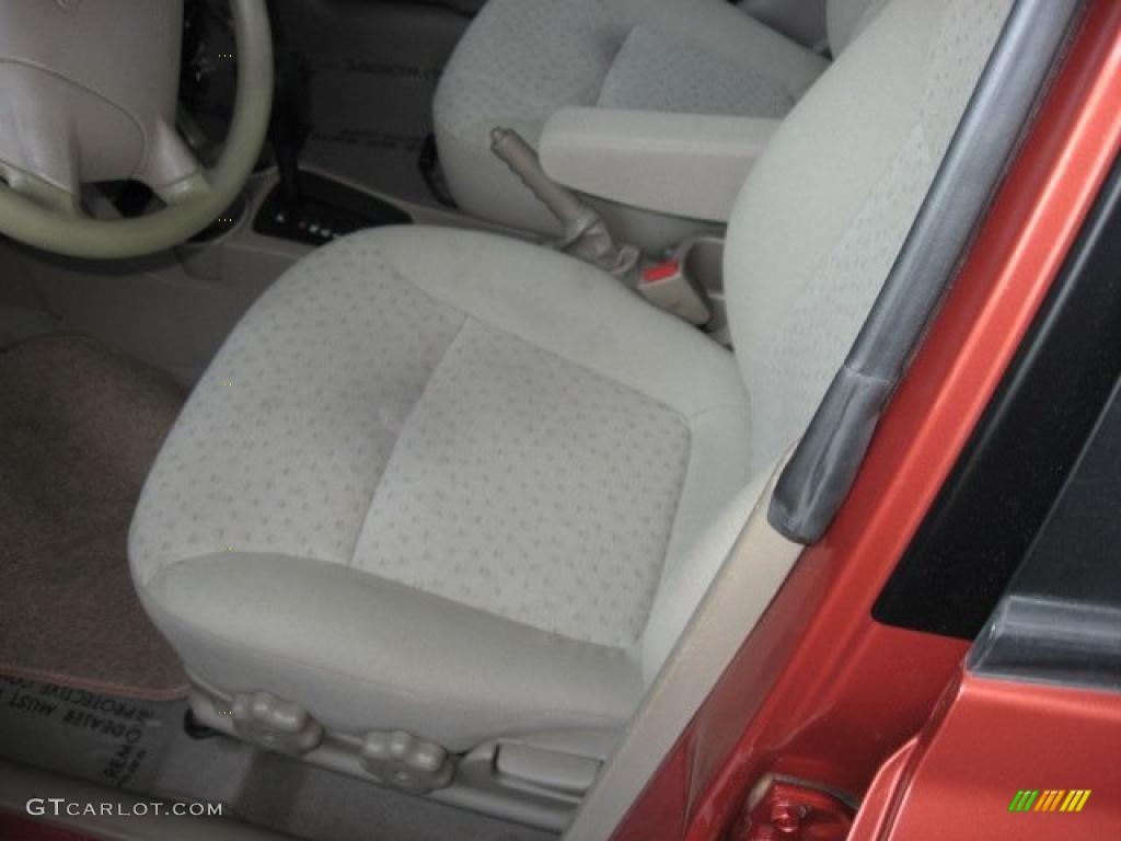 2003 Rio Sedan - Cinnamon / Gray photo #13