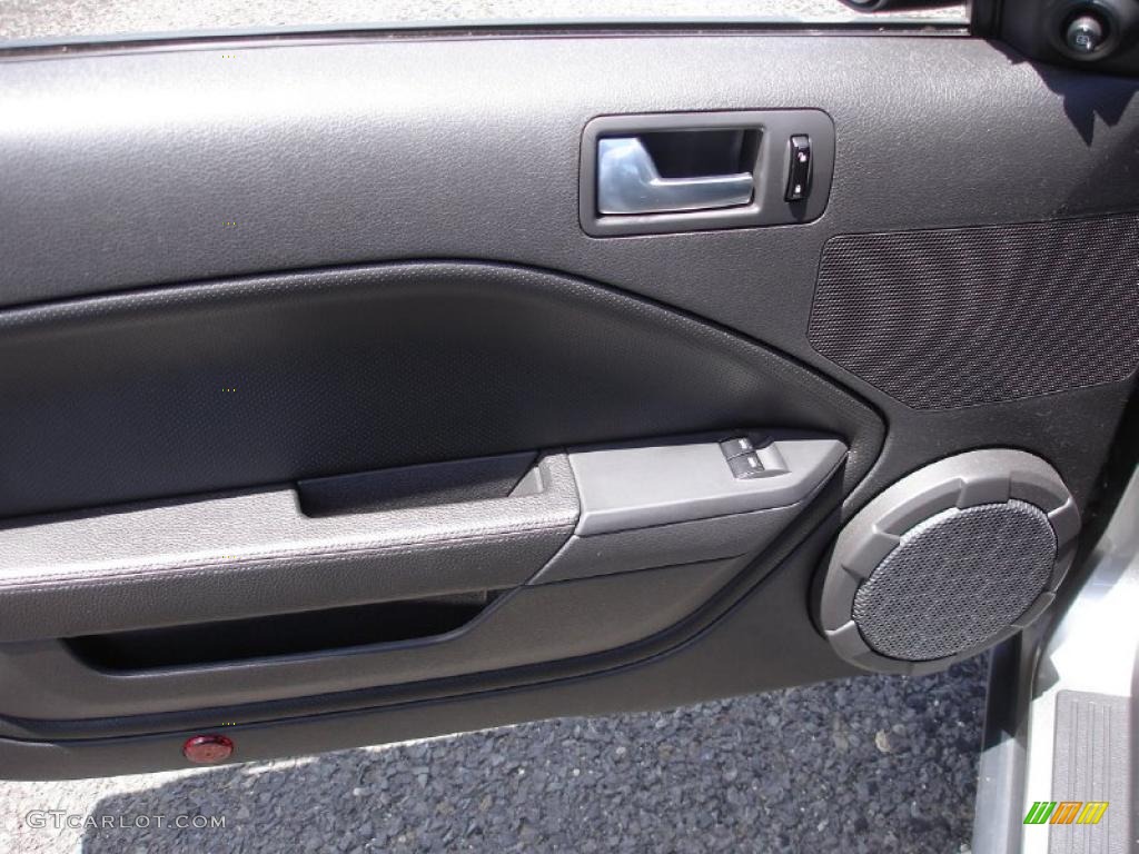 2008 Mustang Shelby GT500 Coupe - Vapor Silver Metallic / Black photo #11