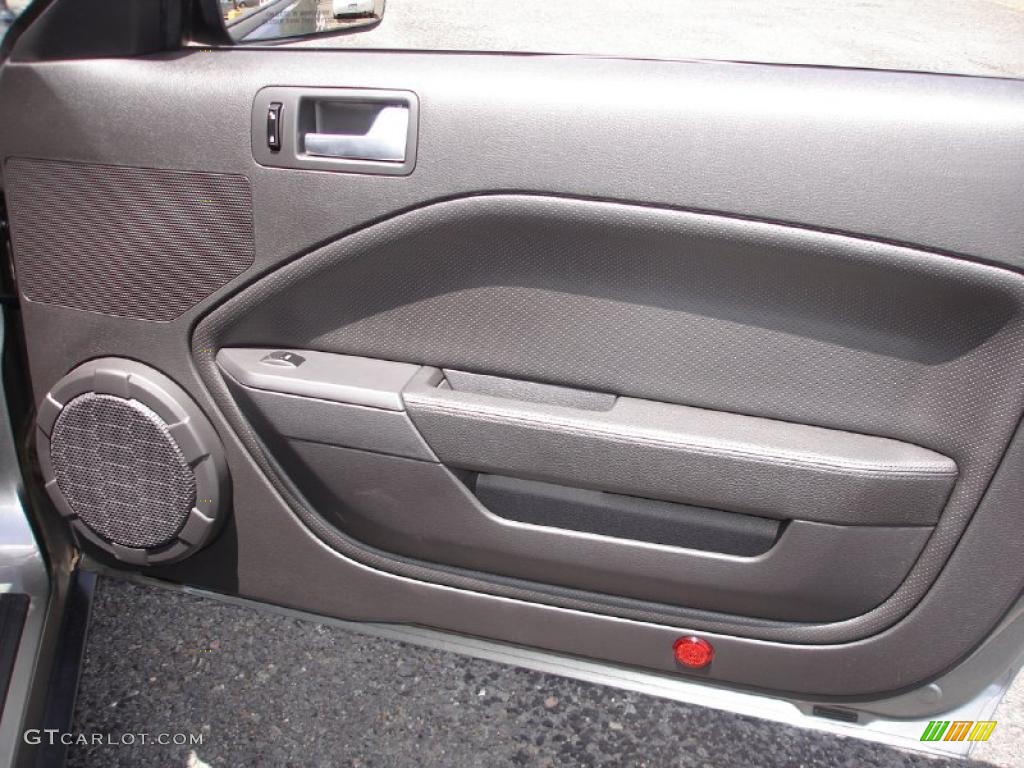 2008 Mustang Shelby GT500 Coupe - Vapor Silver Metallic / Black photo #15