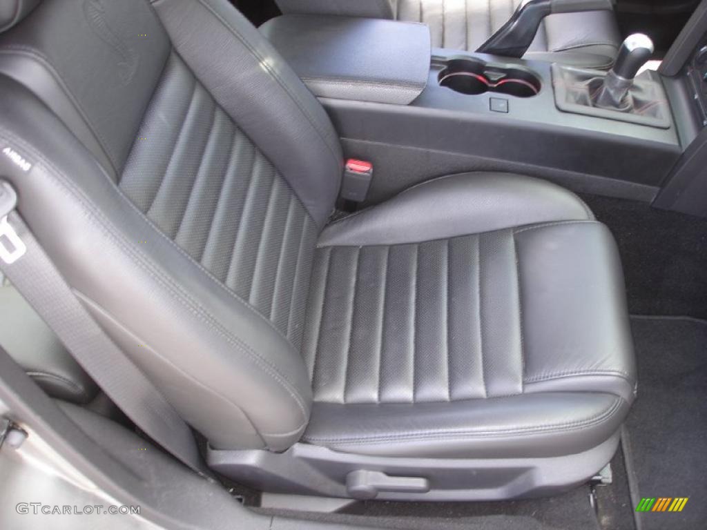 2008 Mustang Shelby GT500 Coupe - Vapor Silver Metallic / Black photo #16