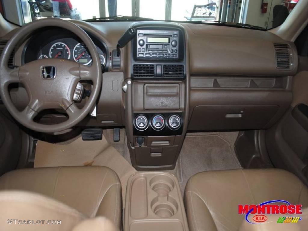 2002 CR-V EX 4WD - Chianti Red Pearl / Saddle photo #13