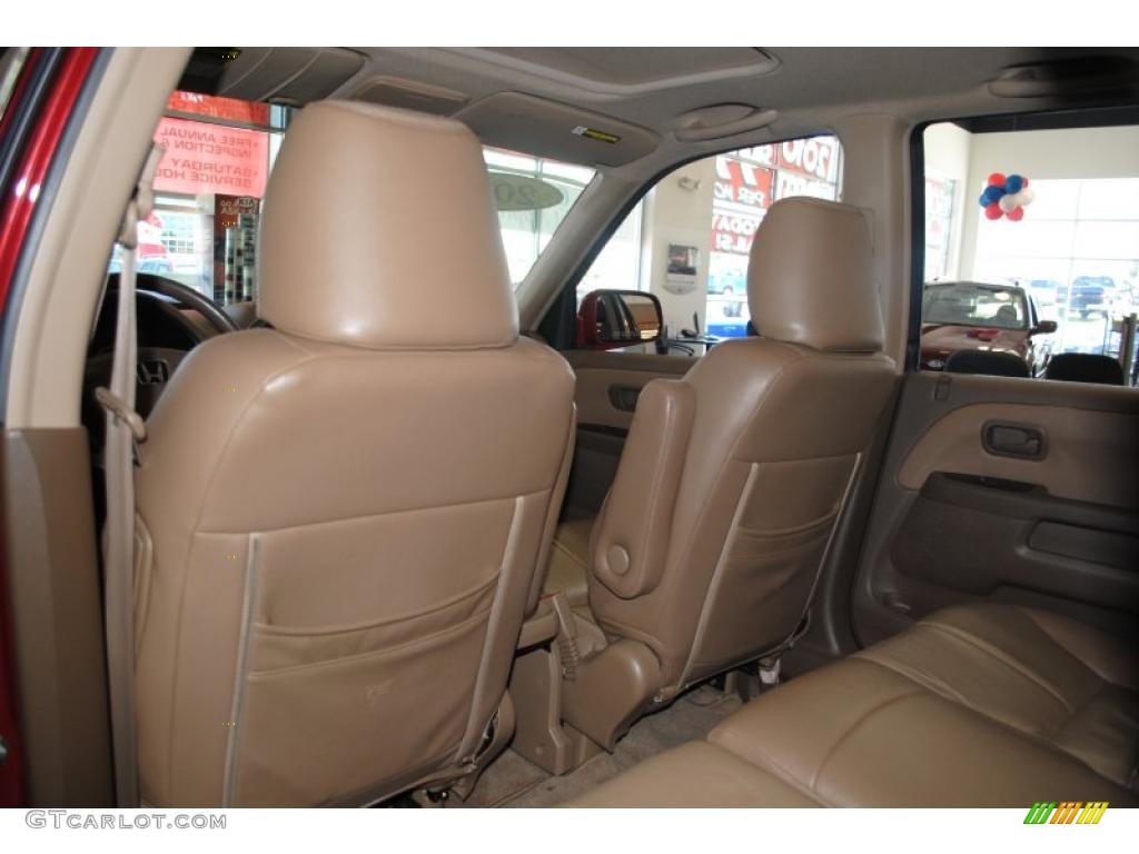 2002 CR-V EX 4WD - Chianti Red Pearl / Saddle photo #17