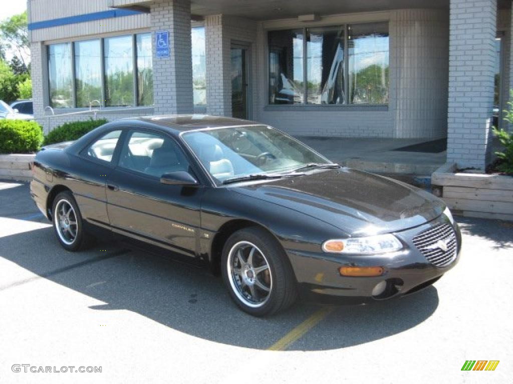 1999 Sebring LXi Coupe - Black Clearcoat / Black/Gray photo #1