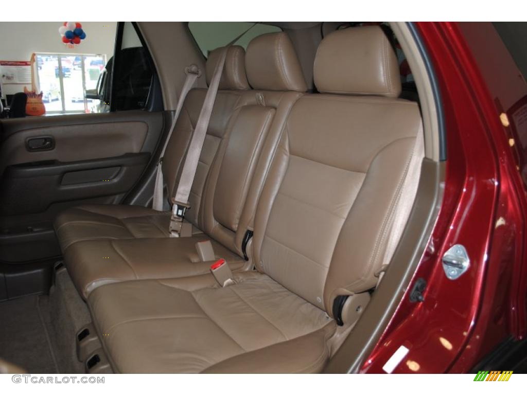2002 CR-V EX 4WD - Chianti Red Pearl / Saddle photo #18