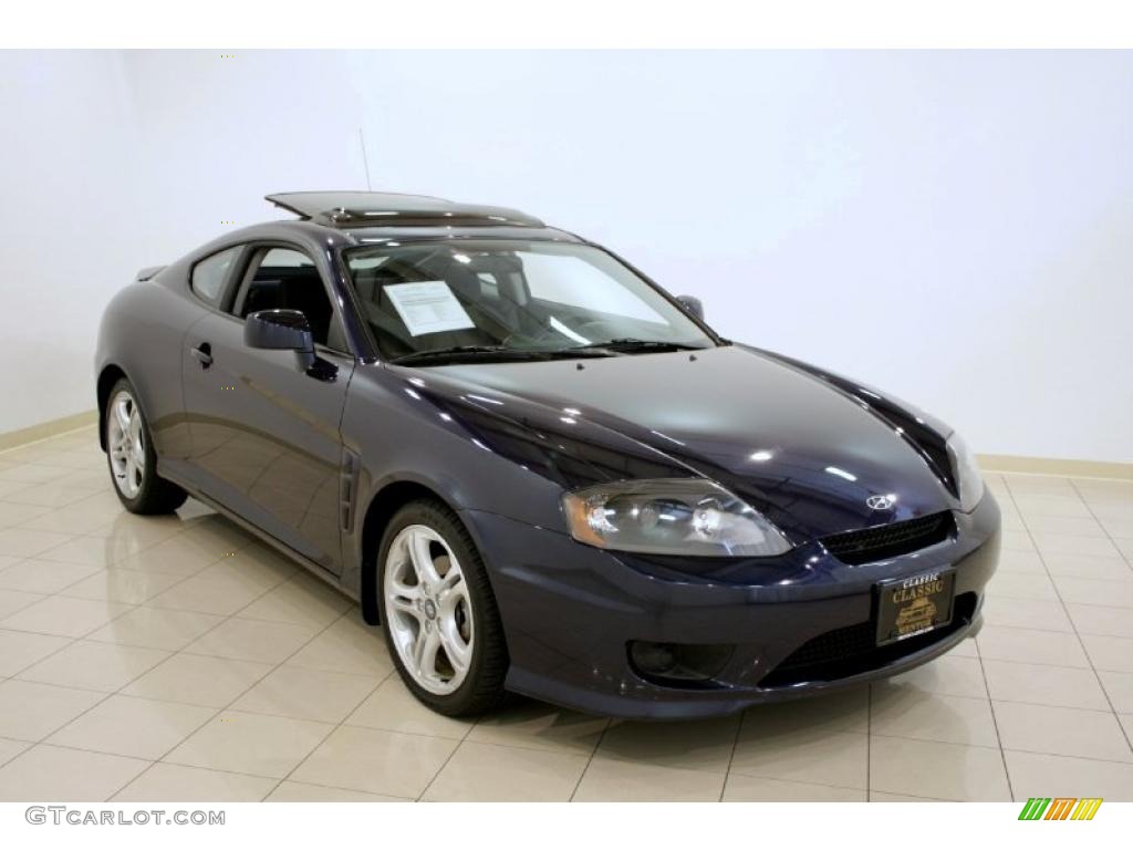 2005 Tiburon GS - Moonlit Blue / Black photo #1