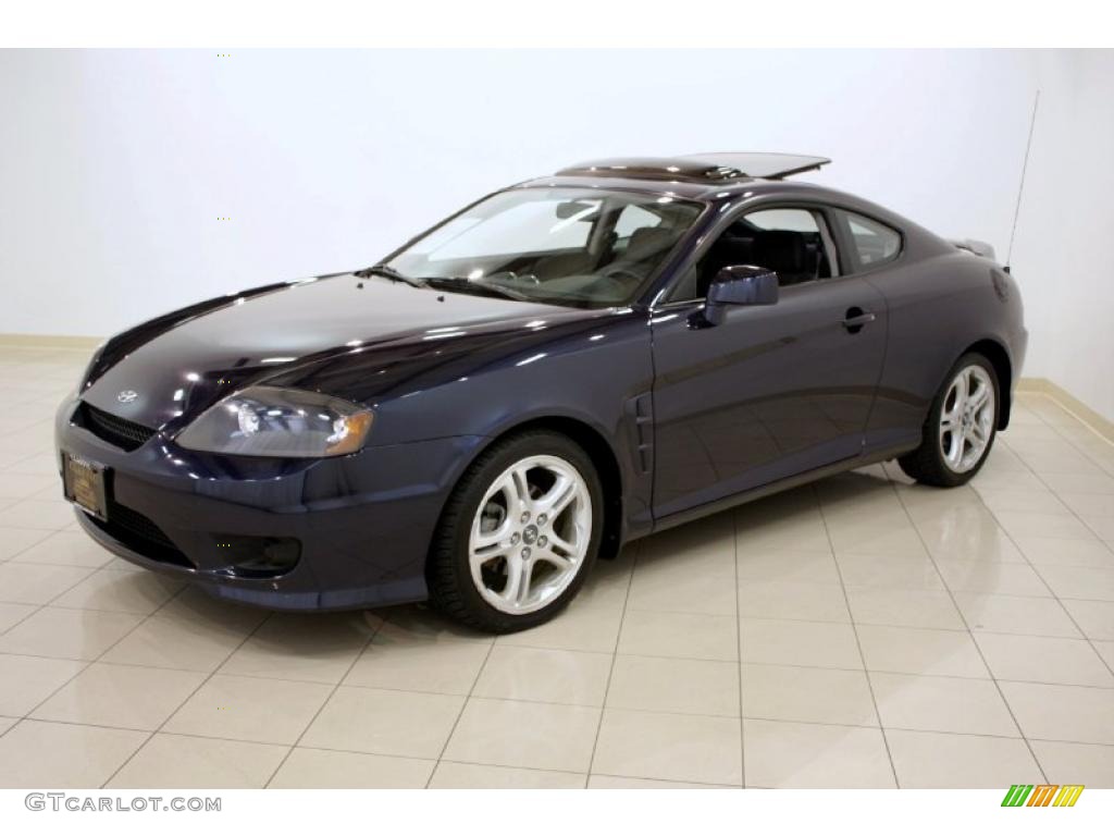 2005 Tiburon GS - Moonlit Blue / Black photo #3