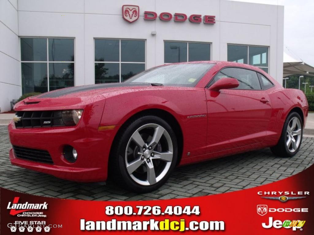 2010 Camaro SS/RS Coupe - Victory Red / Black photo #1