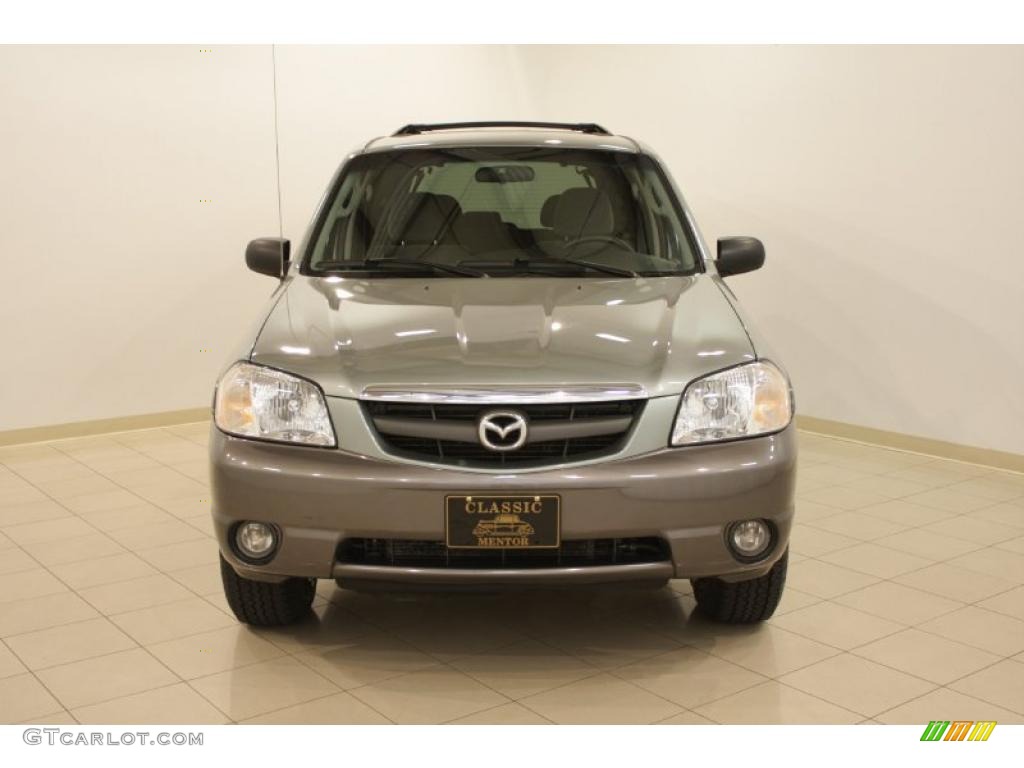 2003 Tribute LX-V6 - Light Cypress Green Metallic / Dark Flint Gray photo #2