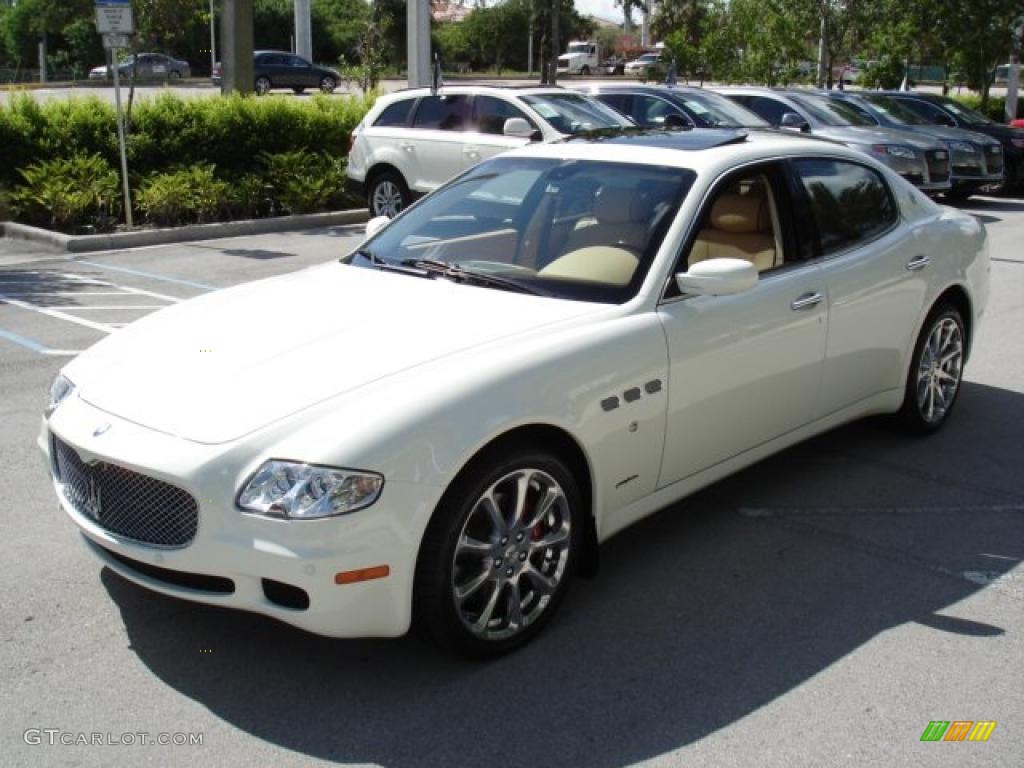 2007 Quattroporte Executive GT - Bianco White / Beige photo #26