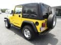 2000 Solar Yellow Jeep Wrangler Sport 4x4  photo #23