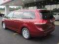 2011 Salsa Red Pearl Toyota Sienna XLE  photo #5