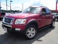 2007 Red Fire Ford Explorer Sport Trac XLT 4x4  photo #1