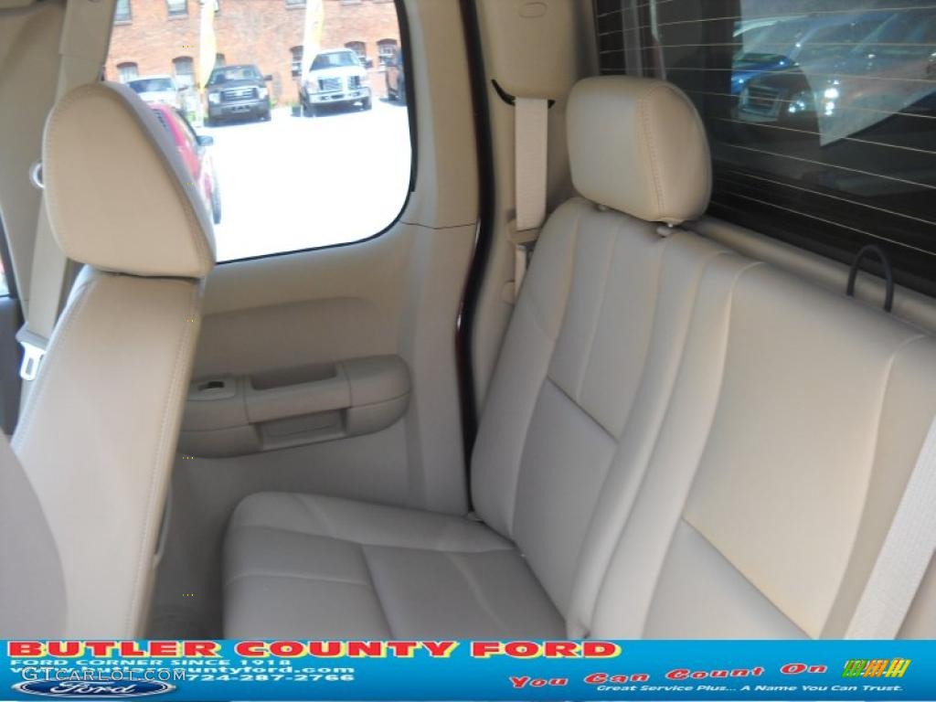 2009 Silverado 1500 LTZ Extended Cab 4x4 - Deep Ruby Red Metallic / Light Cashmere photo #12