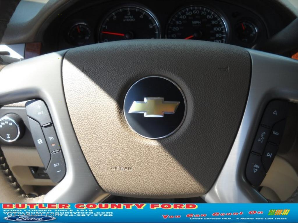 2009 Silverado 1500 LTZ Extended Cab 4x4 - Deep Ruby Red Metallic / Light Cashmere photo #24