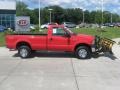 2007 Red Clearcoat Ford F250 Super Duty XL Regular Cab 4x4  photo #2