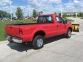 2007 Red Clearcoat Ford F250 Super Duty XL Regular Cab 4x4  photo #3