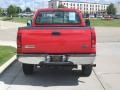 2007 Red Clearcoat Ford F250 Super Duty XL Regular Cab 4x4  photo #4