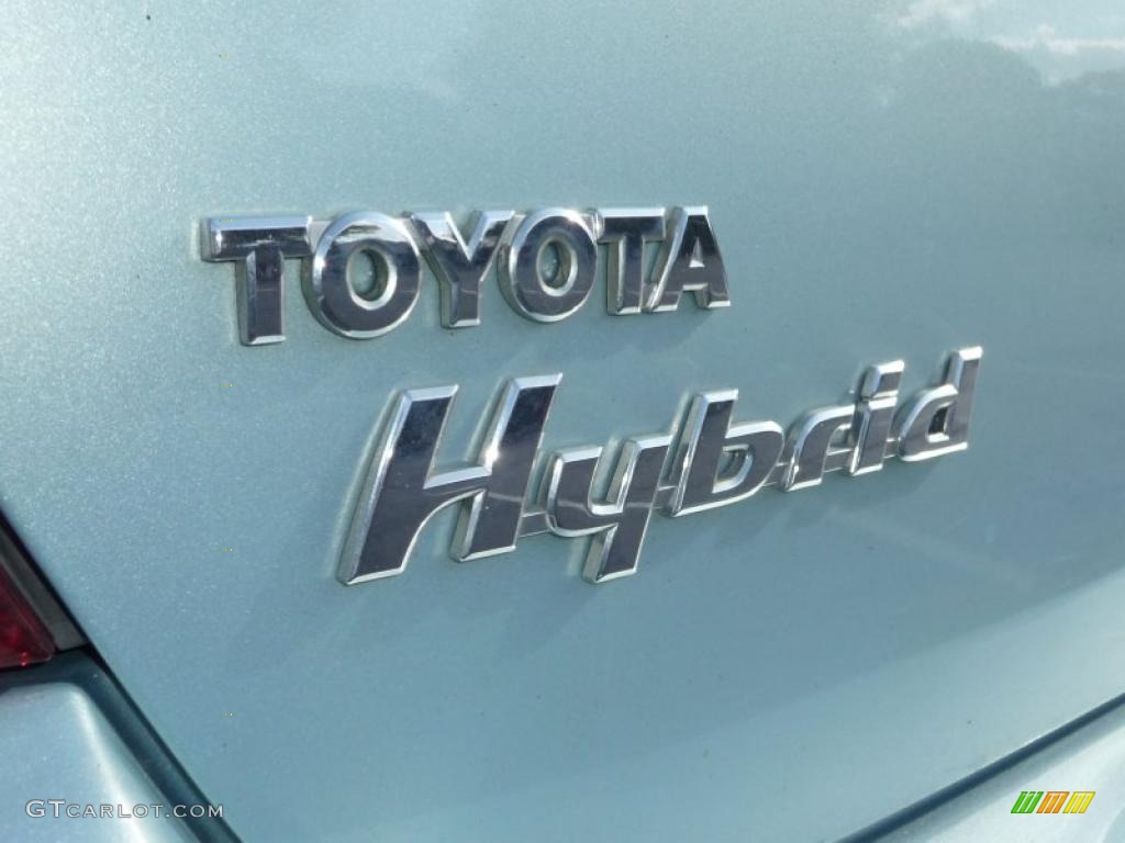 2002 Prius Hybrid - Aqua Ice Opalescent / Gray photo #5