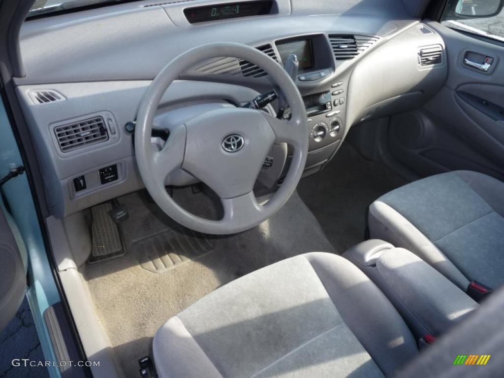 2002 Prius Hybrid - Aqua Ice Opalescent / Gray photo #6