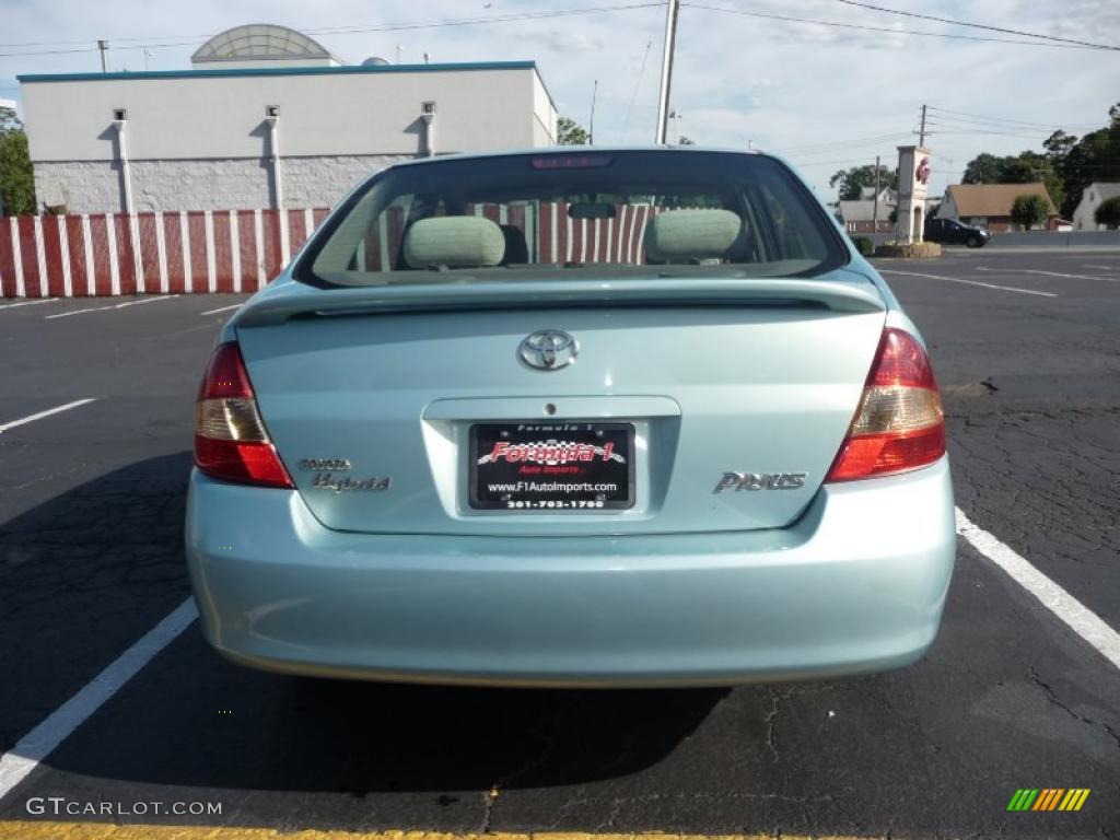 2002 Prius Hybrid - Aqua Ice Opalescent / Gray photo #10