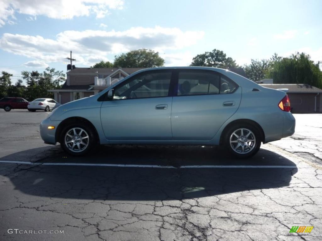 2002 Prius Hybrid - Aqua Ice Opalescent / Gray photo #12