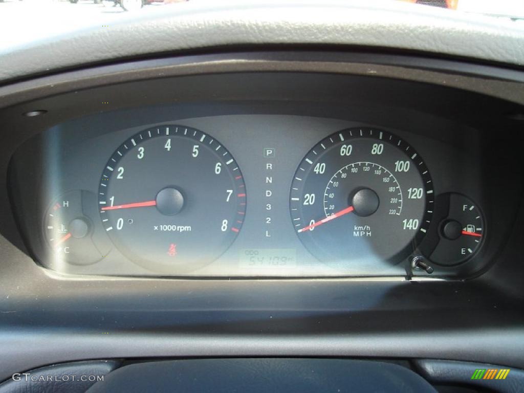 2005 Elantra GLS Sedan - Moonlit Blue / Gray photo #26